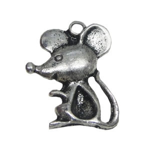 Zinc alloy Pendant, Fashion jewelry findings, Many colors for choice,Animal  24x19mm, Sold By Bag