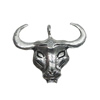 Zinc alloy Pendant, Fashion jewelry findings, Many colors for choice, Animal 27.5x33.5mm, Sold By Bag
