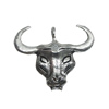 Zinc alloy Pendant, Fashion jewelry findings, Many colors for choice, Animal 27.5x33.5mm, Sold By Bag