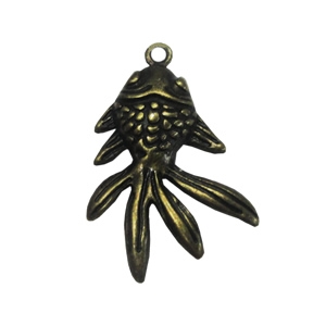 Zinc alloy Pendant, Fashion jewelry findings, Many colors for choice, Animal 37x24mm, Sold By Bag