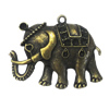 Pendant settings. Fashion Zinc Alloy Jewelry Findings. Animal 40x52mm, Sold by Bag 
