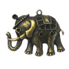 Pendant settings. Fashion Zinc Alloy Jewelry Findings. Animal 40x52mm, Sold by Bag 