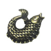 Zinc alloy Pendant, Fashion jewelry findings, Many colors for choice, Animal 30.5x31mm, Sold By Bag