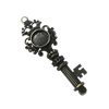 Zinc alloy Pendant, Fashion jewelry findings, Many colors for choice, Key 86x29mm, Sold By PC