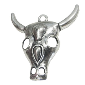 Zinc alloy Pendant, Fashion jewelry findings, Many colors for choice, Animal 40x36mm, Sold By Bag