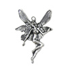 Zinc alloy Pendant, Fashion jewelry findings, Many colors for choice, Angel 40x28mm, Sold By Bag