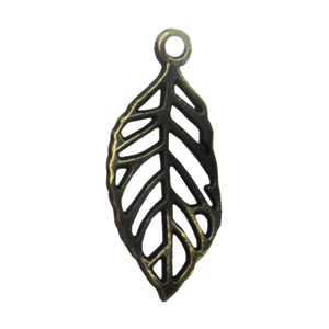 Zinc alloy Pendant, Fashion jewelry findings, Many colors for choice,Leaf 29x18.5mm, Sold By Bag