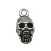 Zinc alloy Pendant, Fashion jewelry findings, Many colors for choice,Skeleton 53x33mm, Sold By Bag