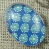 Glass Cabochons, Fashion accessories For settings, 30x40mm,Sold by PC