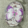 Glass Cabochons, Fashion accessories For settings, 30x40mm,Sold by PC