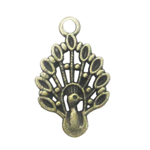 Zinc alloy Pendant, Fashion jewelry findings, Many colors for choice,Animal 20x12mm, Sold By Bag