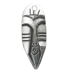 Zinc alloy Pendant, Fashion jewelry findings, Many colors for choice,  40x16mm, Sold By Bag