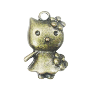 Zinc alloy Pendant, Fashion jewelry findings, Many colors for choice, Animal 22.5x12mm, Sold By Bag