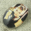 Glass Cabochons, Fashion accessories For settings, 30x40mm,Sold by PC
