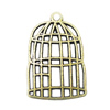 Zinc alloy Pendant, Fashion jewelry findings, Many colors for choice, Birdcage 26x17mm, Sold By Bag