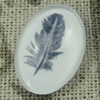 Glass Cabochons, Fashion accessories For settings, 30x40mm,Sold by PC