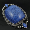 Pendant with Resin Cabochons. Fashion Zinc Alloy Jewelry Findings. 76x50mm. Sold by PC