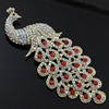 Crystal Zinc alloy Pendant, Fashion jewelry findings, Many colors for choice, Animal 122x50mm, Sold By PC
