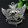 Crystal Zinc alloy Pendant, Fashion jewelry findings, Many colors for choice, Skeleton 58x58mm, Sold By PC