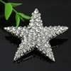 Crystal Zinc alloy Pendant, Fashion jewelry findings, Many colors for choice, Star 51x51mm, Sold By PC
