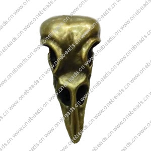 Zinc alloy Pendant, Fashion jewelry findings, Many colors for choice, Bird Head 31x14x12mm, Hole size:4mm, Sold By PC