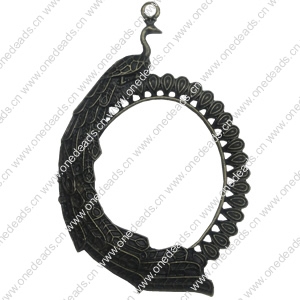 Pendant settings. Fashion Zinc Alloy Jewelry Findings. Animal 82x5mm, Sold by PC  