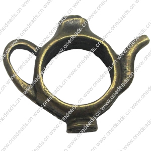Zinc alloy Pendant, Fashion jewelry findings, Many colors for choice, Teapot 23x28mm, Sold By PC