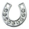 Crystal Zinc alloy Connector, Fashion jewelry findings, Many colors for choice, 17x17mm, Sold By PC
