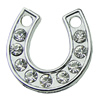 Crystal Zinc alloy Connector, Fashion jewelry findings, Many colors for choice, 17x17mm, Sold By PC