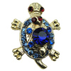 Crystal Zinc alloy Pendant, Fashion jewelry findings, Many colors for choice, Animal 20x27mm, Sold By PC
