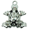 Crystal Zinc alloy Pendant, Fashion jewelry findings, Many colors for choice, Animal 20x23mm, Sold By PC