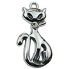 Crystal Zinc alloy Pendant, Fashion jewelry findings, Many colors for choice, Animal 16x33mm, Sold By PC
