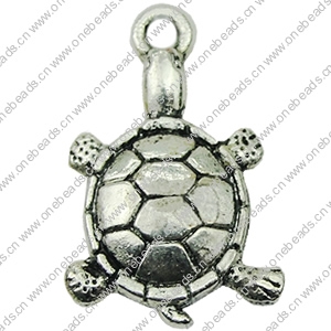 Zinc alloy Pendant, Fashion jewelry findings, Many colors for choice, Animal 11x19mm, Sold By PC