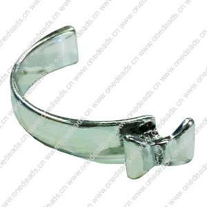 Zinc Alloy Cord End Caps. Fashion Jewelry findings. 60x30mm, Hole:8x2.5mm, Sold by PC