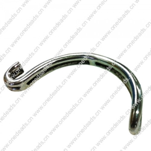 Zinc Alloy Cord End Caps. Fashion Jewelry findings. 60x30mm, Hole:8x2.5mm, Sold by PC
