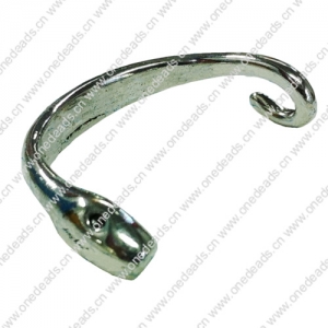 Zinc Alloy Cord End Caps. Fashion Jewelry findings. 54X35mm, Hole:3mm, Sold by PC