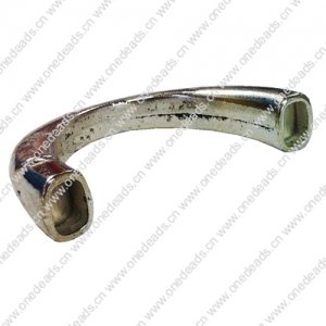 Zinc Alloy Cord End Caps. Fashion Jewelry findings. 32x58mm, Hole:9x6mm, Sold by PC