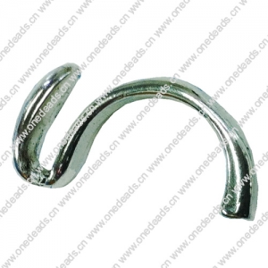 Zinc Alloy Cord End Caps. Fashion Jewelry findings. 27x16mm, Hole:4x2mm, Sold by Bag