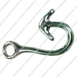Clasps. Fashion Zinc Alloy jewelry findings. 36x24mm. Sold by KG