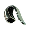 Zinc Alloy Cord End Caps. Fashion Jewelry findings. 29x16mm, Hole:10x5mm, Sold by PC

