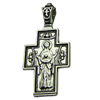 Pendant. Fashion Zinc Alloy jewelry findings.Cross 19x38.5mm. Sold by bag
