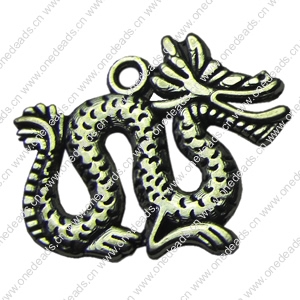 Pendant. Fashion Zinc Alloy jewelry findings. Animal 23x18mm. Sold by bag