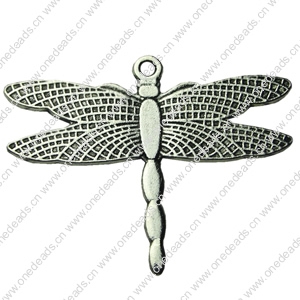 Pendant. Fashion Zinc Alloy jewelry findings. Animal 36x28mm. Sold by bag