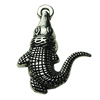 Pendant. Fashion Zinc Alloy jewelry findings.Animal 20x25.5mm. Sold by bag