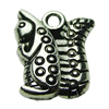 Pendant. Fashion Zinc Alloy jewelry findings. Animal 13x15.5mm. Sold by bag
