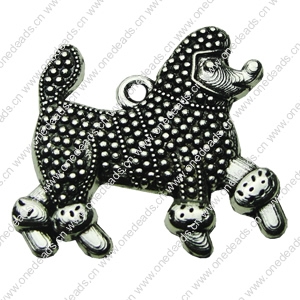 Pendant. Fashion Zinc Alloy jewelry findings. Animal 29.5x27mm. Sold by bag