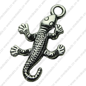 Pendant. Fashion Zinc Alloy jewelry findings. Animal 16x25mm. Sold by bag