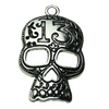 Pendant. Fashion Zinc Alloy jewelry findings. Skeleton 24x38mm. Sold by bag
