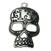 Pendant. Fashion Zinc Alloy jewelry findings. Skeleton 24x38mm. Sold by bag