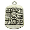 Pendant. Fashion Zinc Alloy jewelry findings. Rectangle  38x28mm. Sold by bag